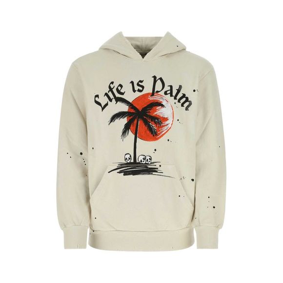 PALM ANGELS Other - PALM ANGELS Cappuccino Cotton Oversize Sweatshirt